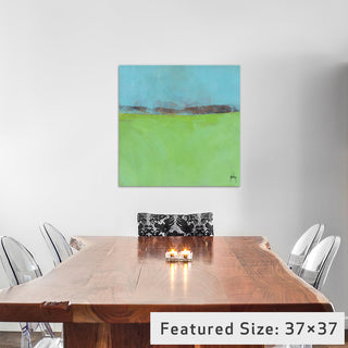 "Low Distant Hills" by Paul Bailey, 26x26x1.5