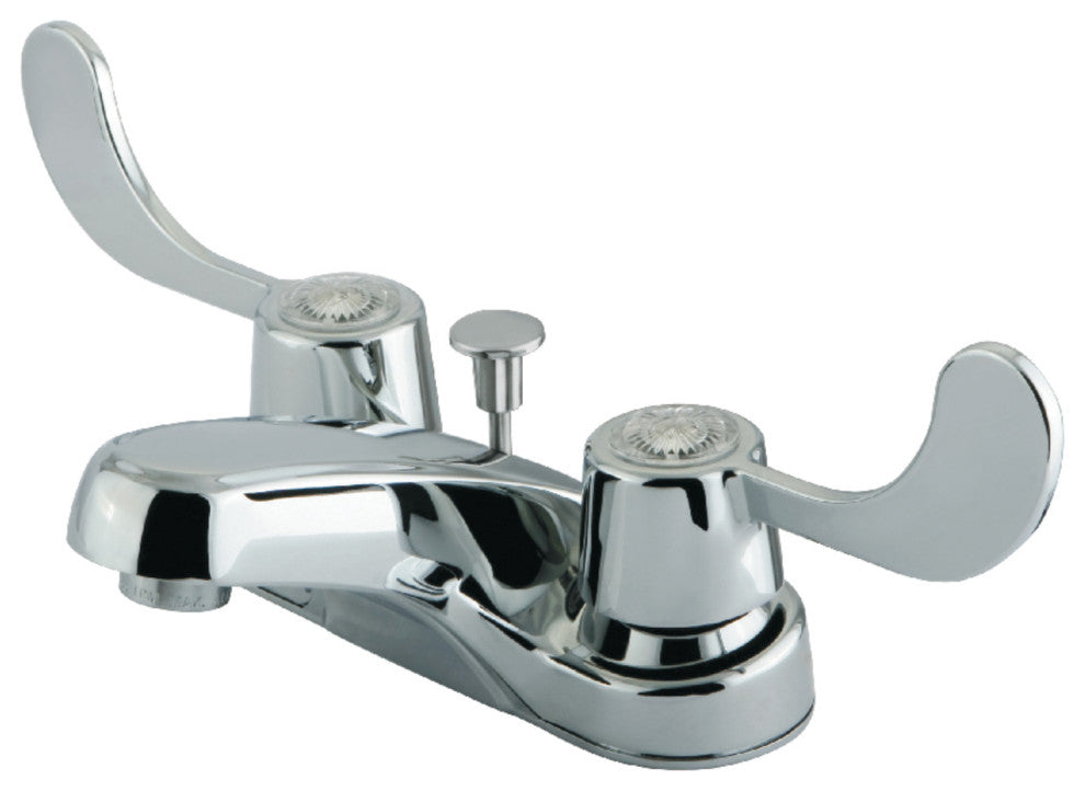 Kingston Brass 4" Centerset Bathroom Faucet, Polished Chrome