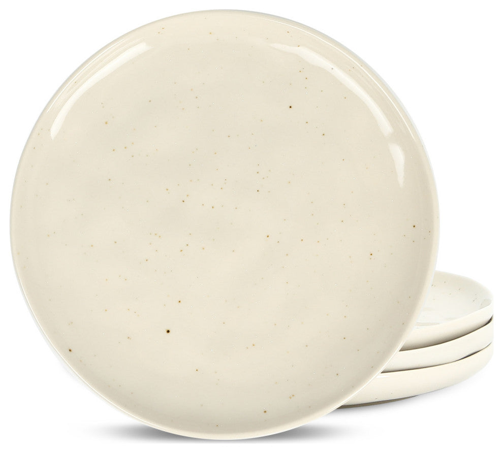 Stone Lain Mirella Stoneware Salad Plate Set of 4, Beige