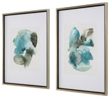 Blueprints Watercolor Prints, Set of 2"