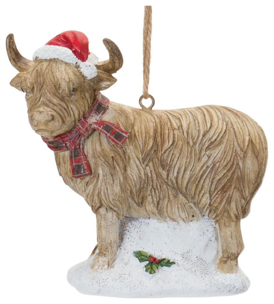 Highland Cow Ornament, 6-Piece Set