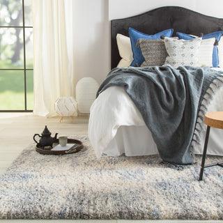 Jaipur Living Harmony Abstract Gray/Blue Rug, 5'3"x7'7"