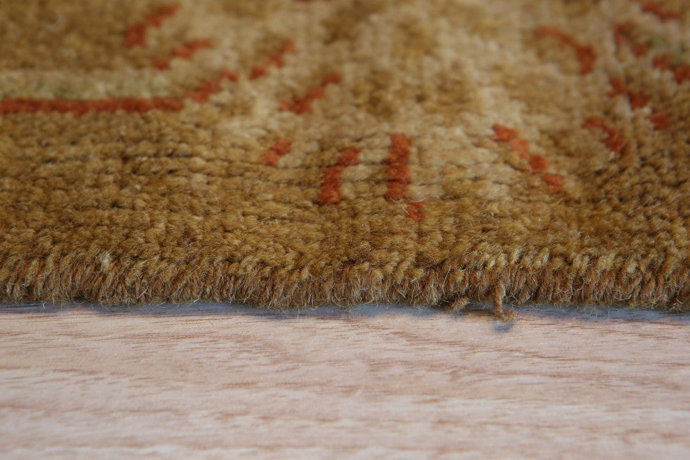 Brown Transitional All Over Ningxia Area Rug
