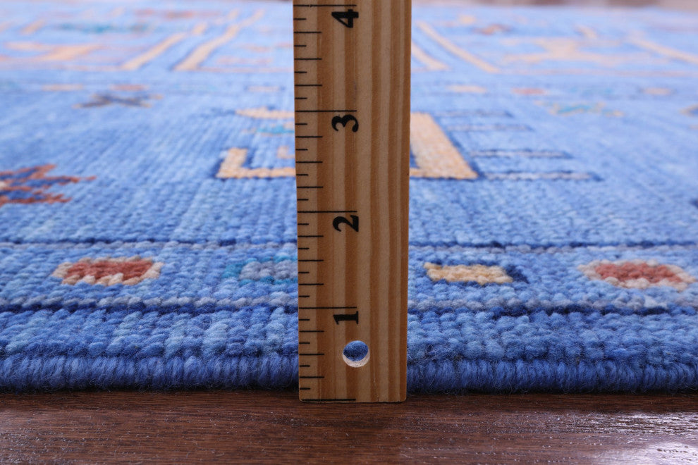 Persian Gabbeh Tribal Handmade Wool Rug 8' 2" X 10' 3" - Q13606