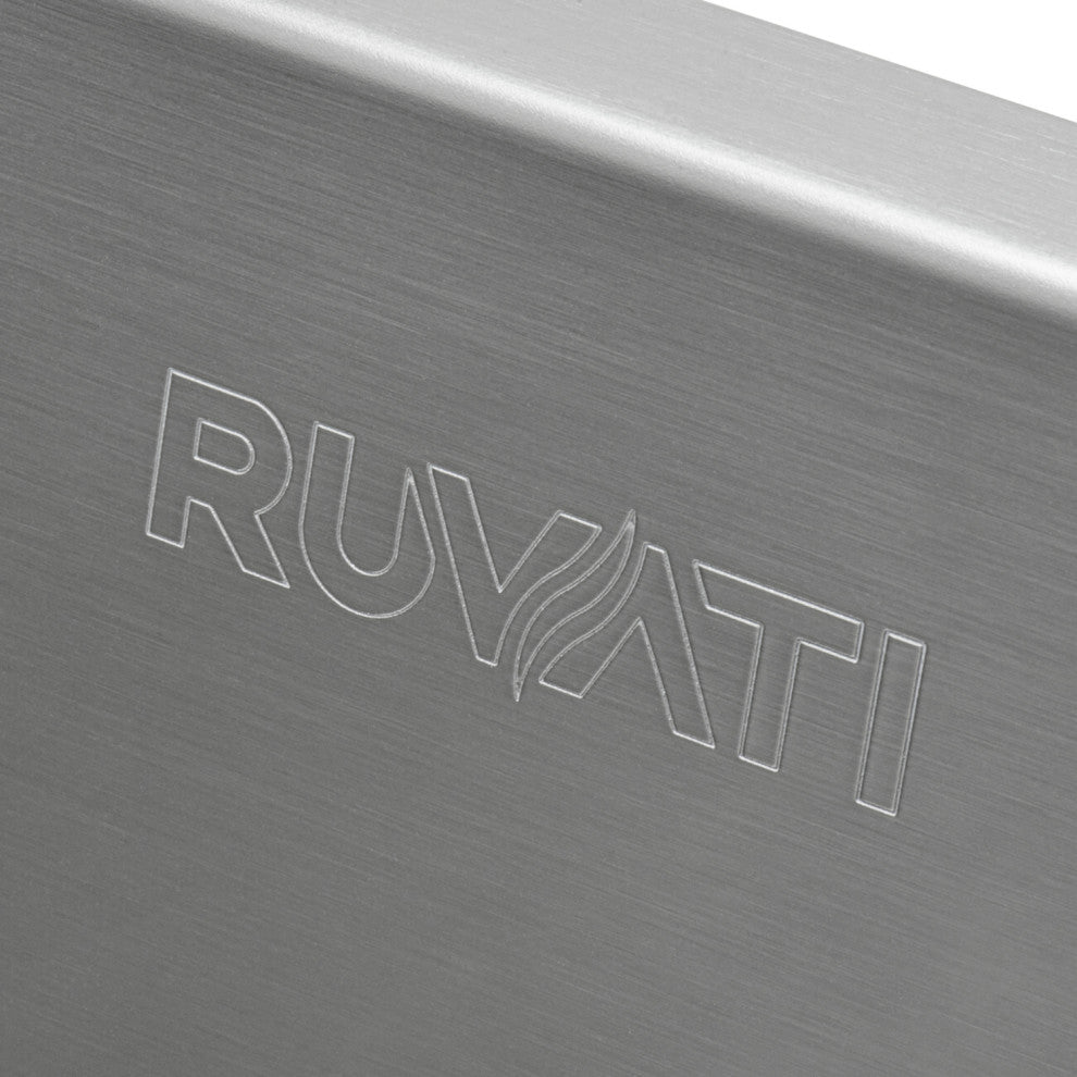 Ruvati RVH7110 Undermount 16 Gauge 14" Bar Sink Single Bowl In Stainless Steel