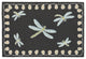 Frontporch Dragonfly Indoor/Outdoor Rug, Midnight, 1'8"x2' 6"