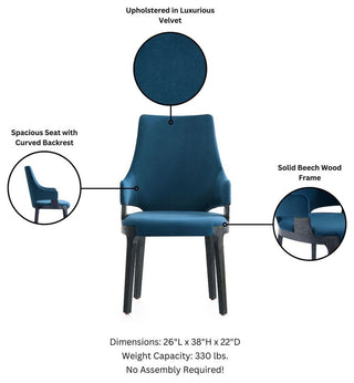 Manhattan Comfort Kara Dining Arm Chair