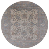Ahgly Company Indoor Round Mid-Century Modern Area Rugs, 6' Round