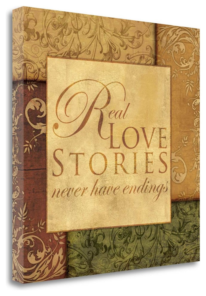 "Real Love Stories" By Piper Ballantyne, Giclee Print on Gallery Wrap Canvas