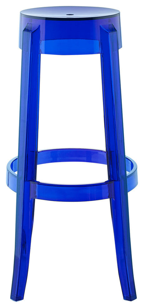 Modern Blue Casper Bar Stool Set of 4