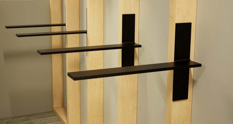 Free Hanging Aluminum Shelf Bracket, 16