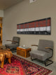 "Broad Spectrum" Painting Print on Wrapped Canvas, 30"x10"