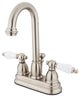 Kingston Brass 4" Centerset Bathroom Faucet, Brushed Nickel