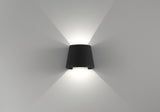 Cone, Marine Grade Outdoor Sconce, Color Tuning LED, Black