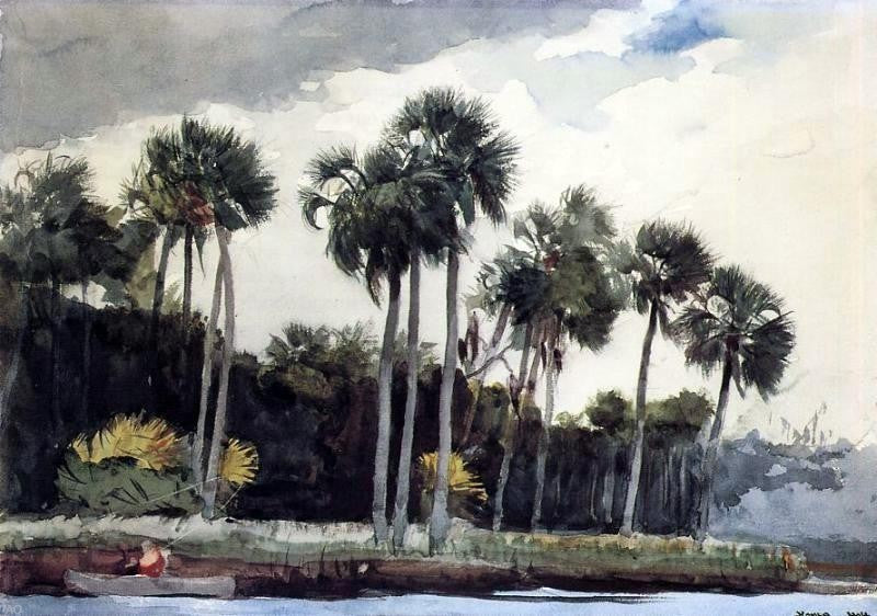 Winslow Homer Red Shirt- Homosassa- Florida Wall Decal
