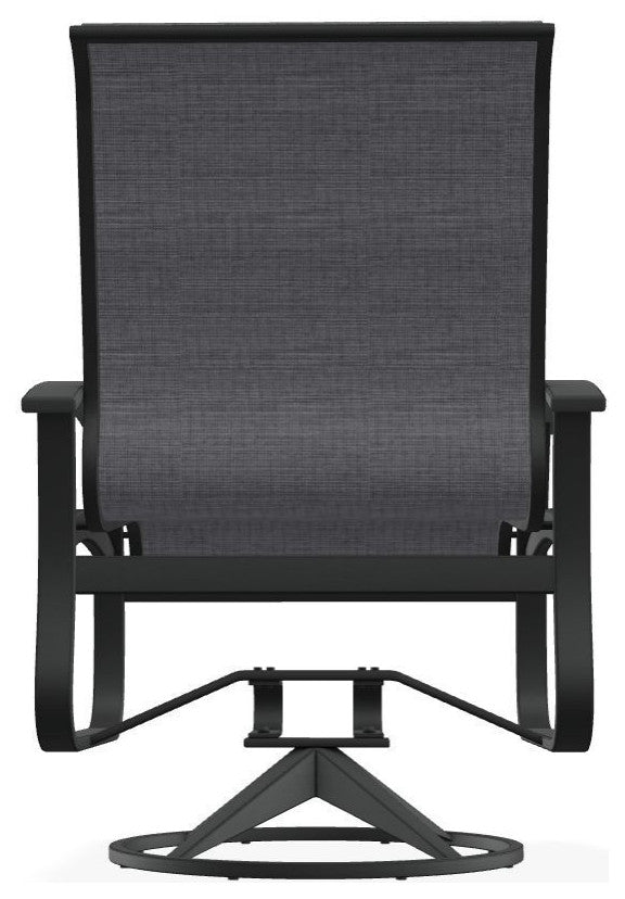 Belle Isle Sling Outdoor Swivel Rocker, Collect Charcoal/Graphite