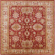Ahgly Company Indoor Square Mid-Century Modern Area Rugs, 5' Square