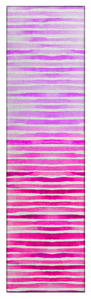 Indoor/Outdoor Seabreeze SZ8 Blush Machine Washable 2'3" x 7'6" Runner Rug