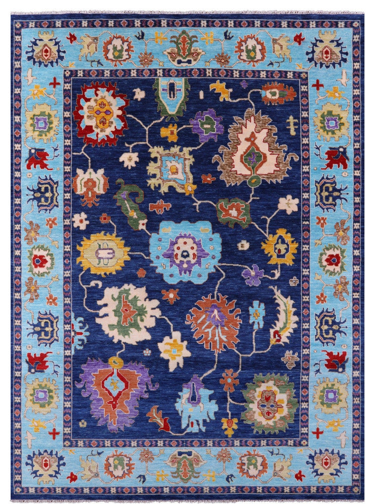 Turkish Oushak Hand Knotted Wool Rug 10' 4" X 14' 4" - Q15835