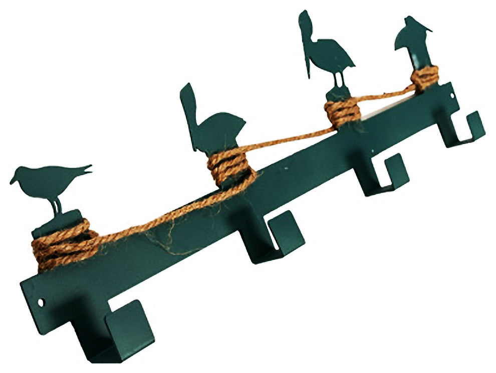 Decorative Metal Wall Decor - Shorebirds Wall Hooks - Fit a Contemporary Room