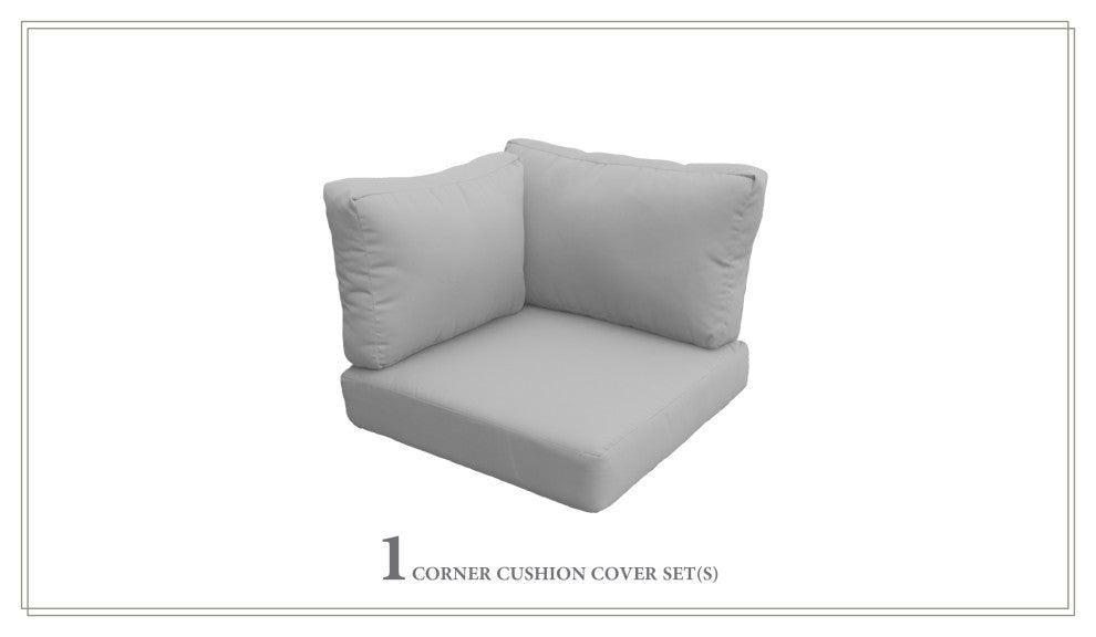 6" High Back Cushions for Corner Chairs