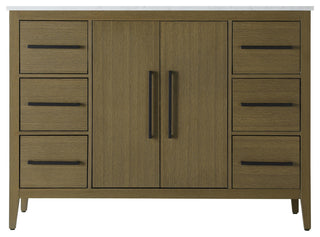 Home Living 48" Single Bathroom Vanity, Chestnut Brown