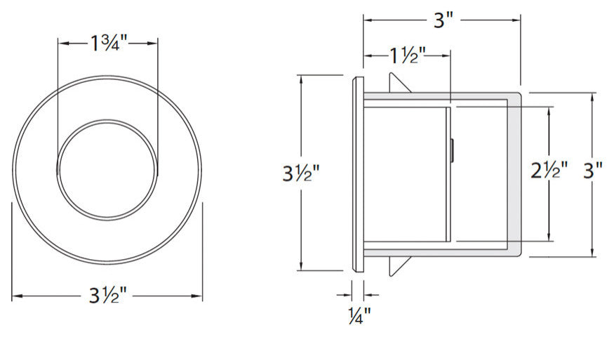 WAC Lighting WL-LED310-AM LEDme 4" Tall LED Step and Wall Light - Bronze