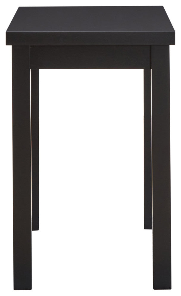 Waverly Thick Top Bar Table, Antique Black