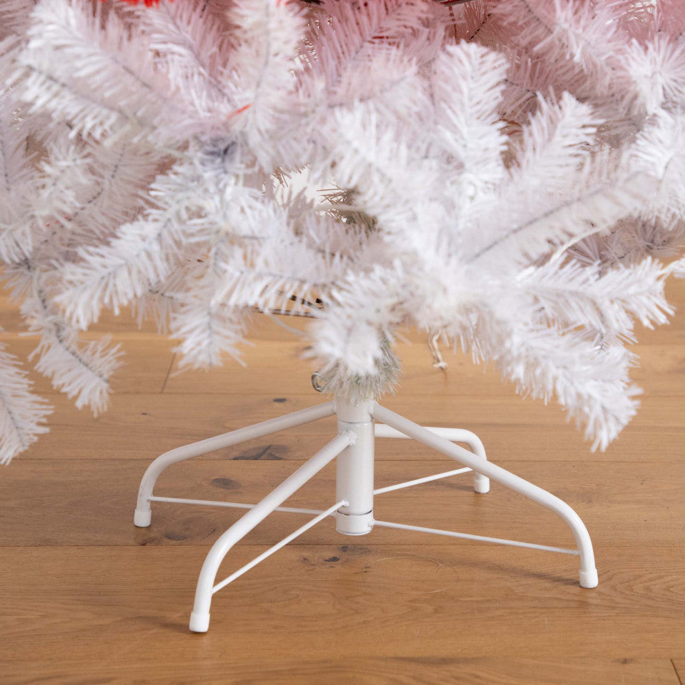 5ft. Pre-Lit Artificial Holiday Red Santa's Hat Christmas Tree