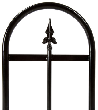 Pure Garden Fireplace Log Rack With Finial Design