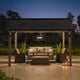 Sunjoy Kinzie Hardtop Gazebo With Pergola Awnings