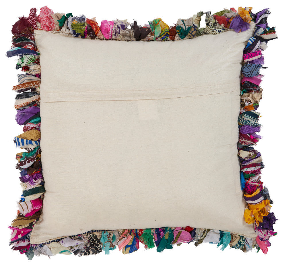 Chindi Stripe Throw Pillow