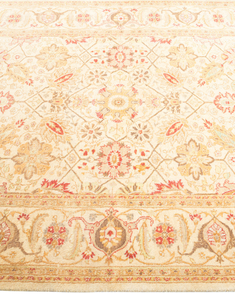 Mogul, One-of-a-Kind Hand-Knotted Area Rug Ivory, 4'1"x5'10"
