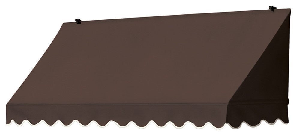 Traditional Awnings in a Box, Brown, 6'