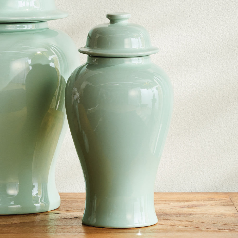 Green Koa Jar, Small
