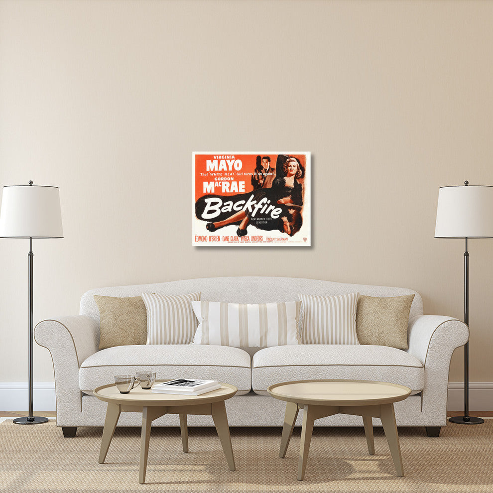 "Backfire" Stretched Canvas Giclee by Hollywood Photo Archive, 36x29"