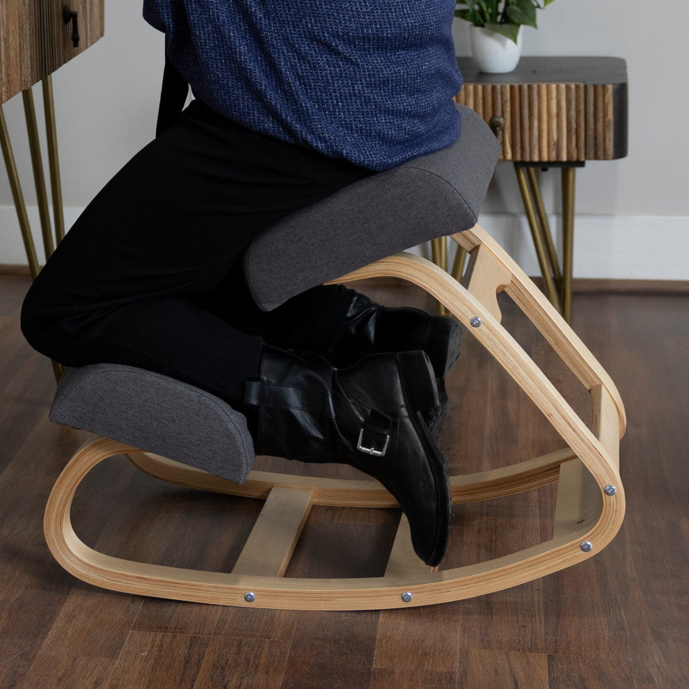 Ergonomic Kneeling Chair Rocking Stool Balancing Seat