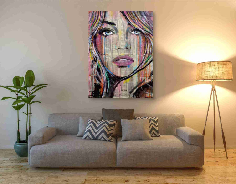 Epic Graffiti "In Someways" by Loui Jover, Giclee Canvas Wall Art, 40"x54"