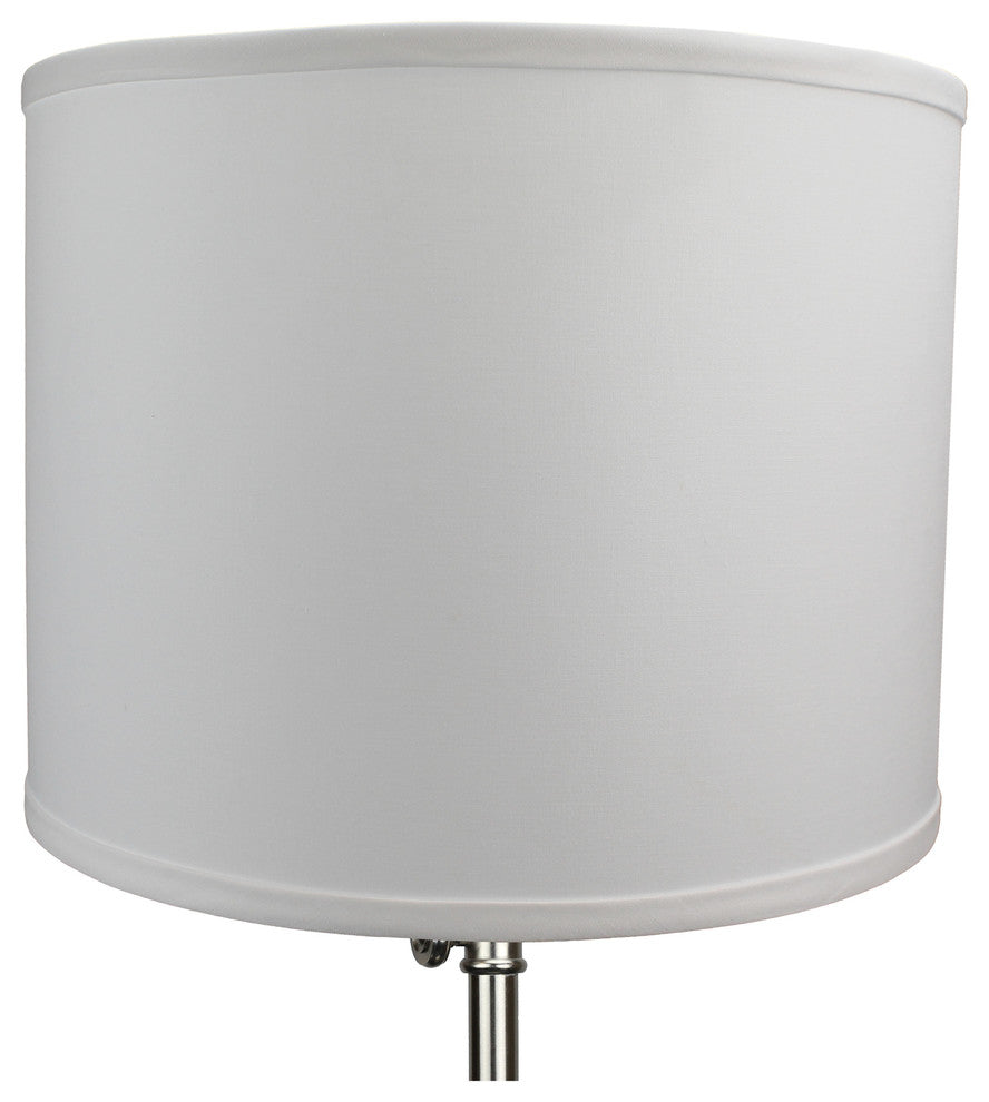 Fenchel Shades, 14"x14"x11" Spider Attachment Drum Lamp Shade, Linen