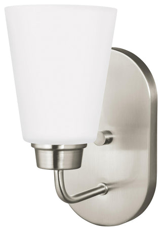 Kerrville 1-Light Wall/Bath Sconce, Brushed Nickel