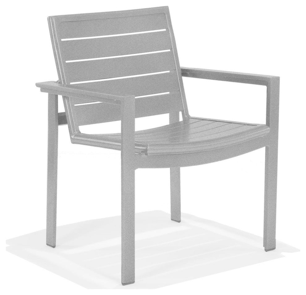 Hamilton Slat Nesting Dining Chair With Arms