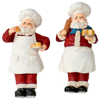 12" Santa Chef, 2 Asst