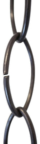 Brass Large Loop Chandelier Chain, Various Finishes, Oil Bronzed Black, U43
