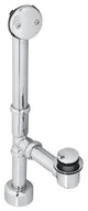 All Exposed Tip Toe Bath Waste - 14" Make-Up, 17 Ga. Tubing In Polished Chrome