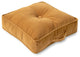 21-inch Square Stackable Floor Pillow, Buff