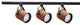 NICOR 10989BZ 4 ft. 3-Light Bronze Track Lighting Kit