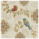 "Bird Rainbow IIIA" Digital Paper Print by Daphne Brissonnet, 32"x32"