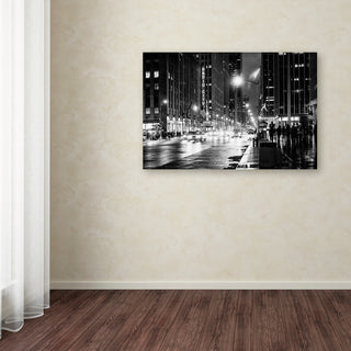Philippe Hugonnard 'Night in Manhattan' Canvas Art, 19"x12"