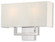 Livex Lighting Pierson Light ADA Wall Sconce, Polished Chrome