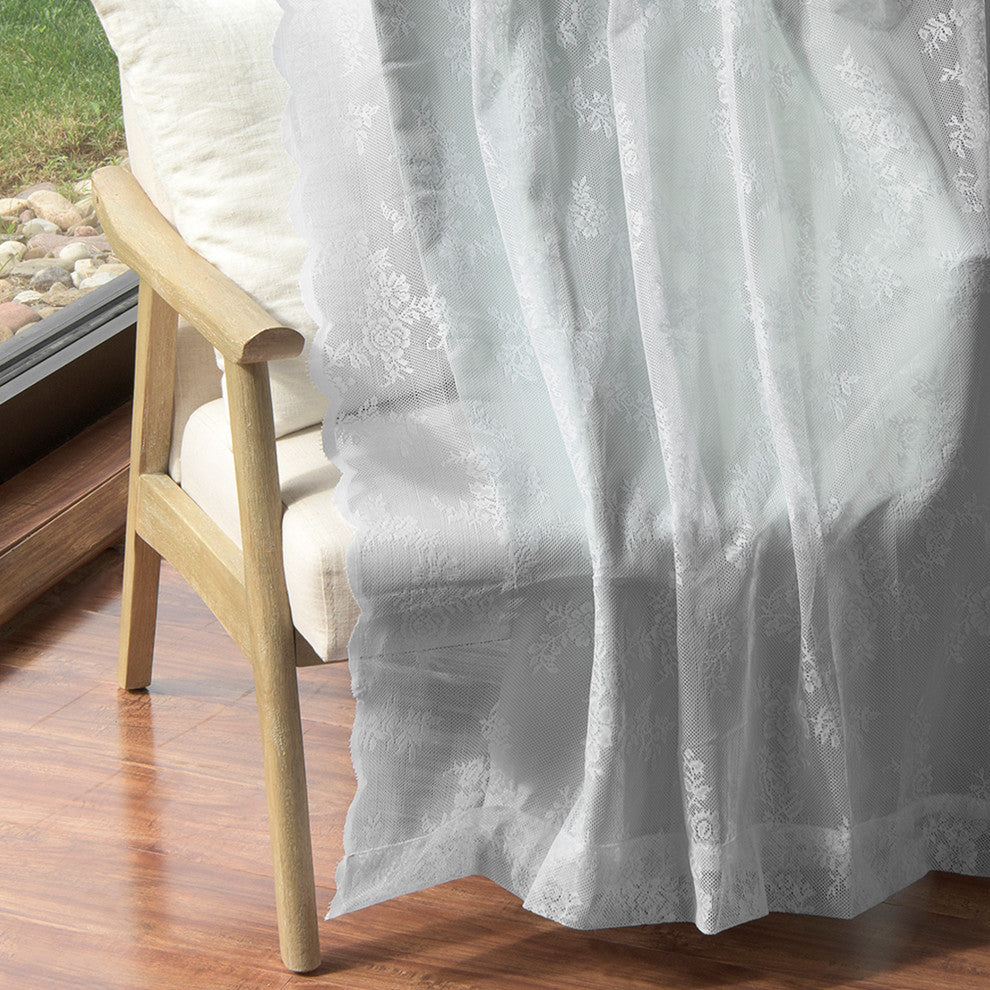 Rose Sheers and Blackout Curtains, Mint, 52"x84"